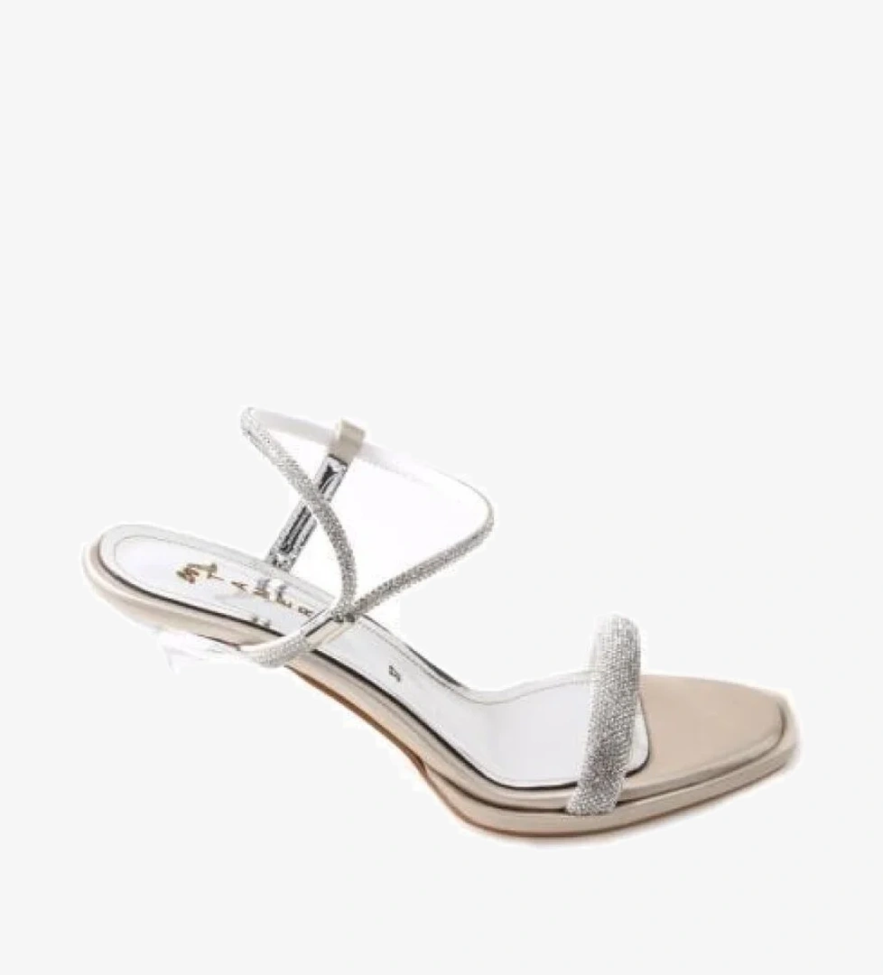 Tamer 02838 8,5 Topuklu Kadın Abiye Sandalet Ayakkabı