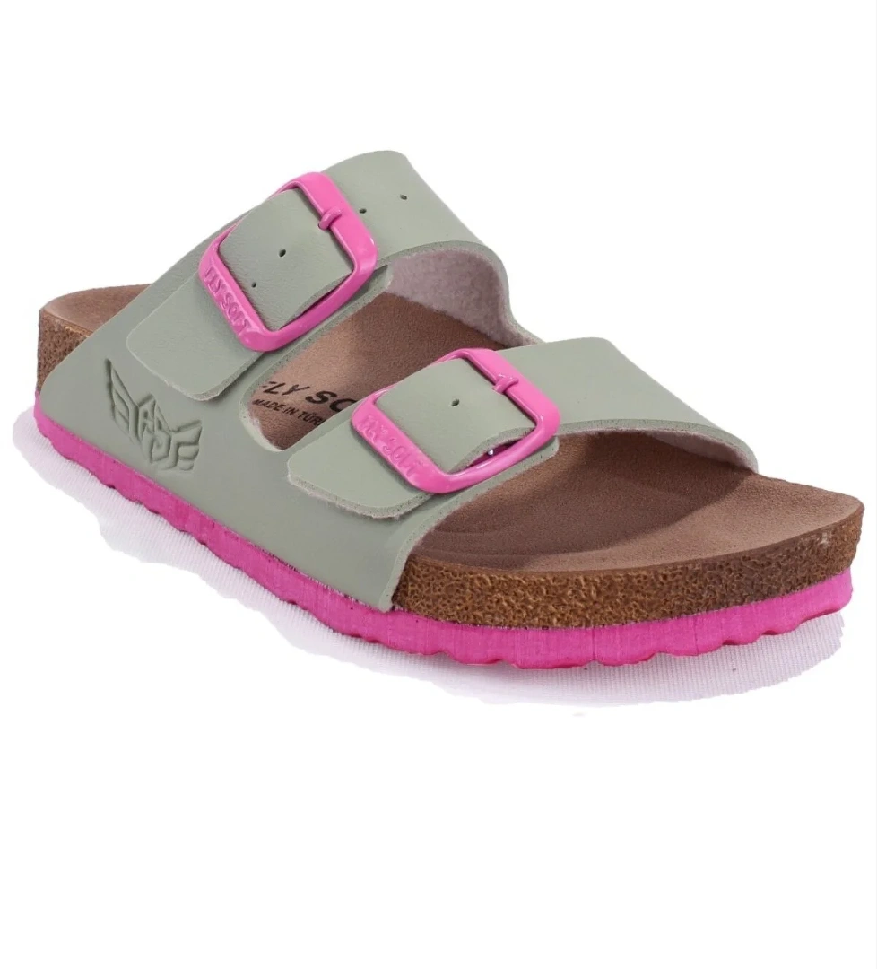 S901002 Su Yeşili Günlük Ortopedik Kız Çocuk Spor Terlik