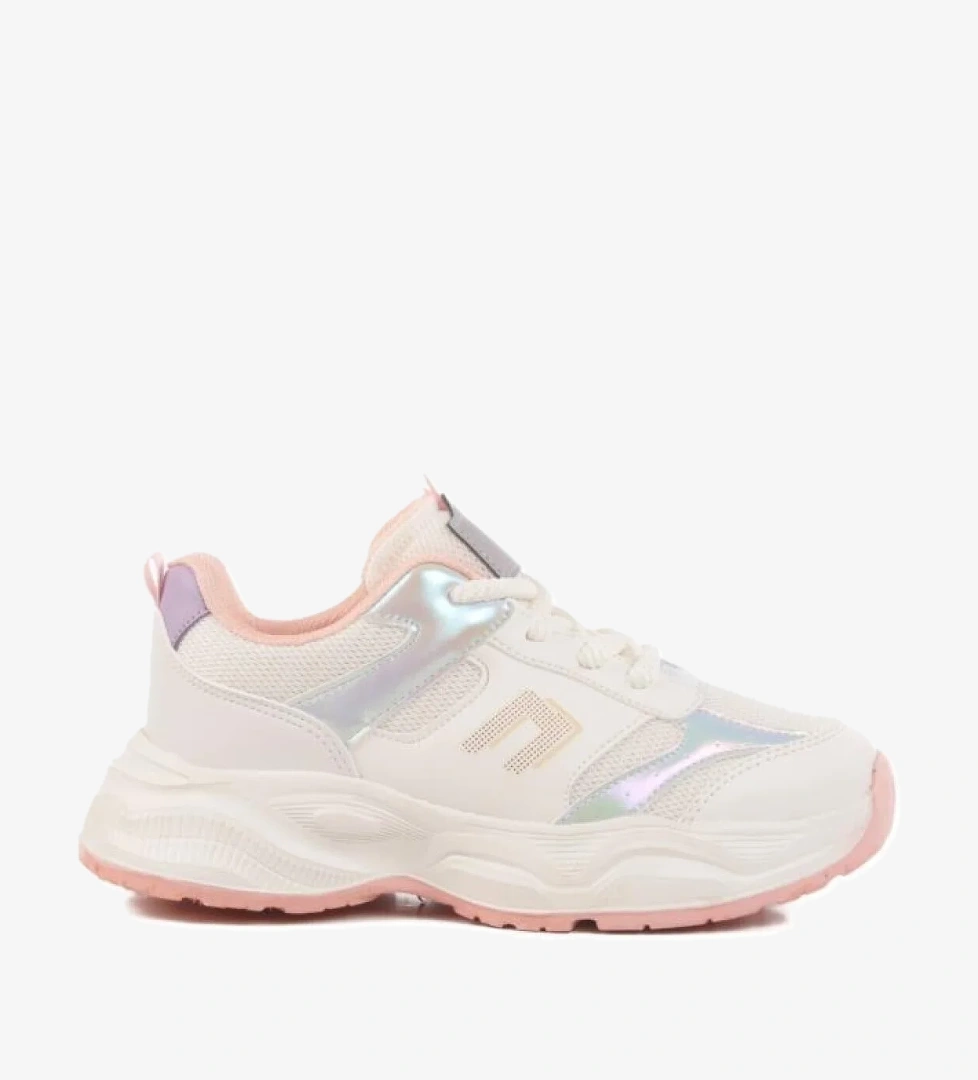 Birian Kız Çocuk Bağcıklı Günlük Sneaker Spor Ayakkabı - Görsel 1