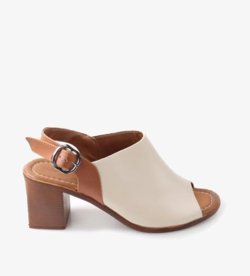 Frzn 02874 6 Cm Kadın Topuklu Sandalet - Görsel 1