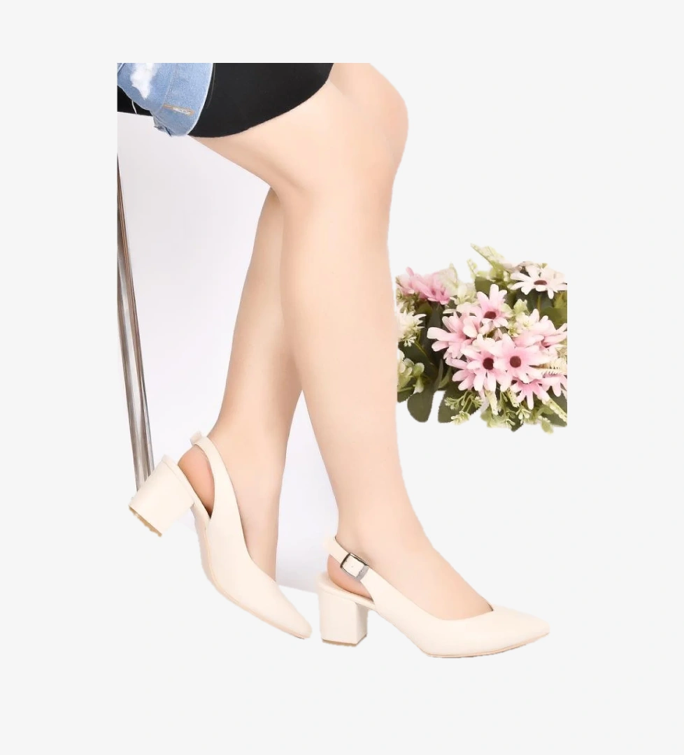 Blnr 02070 5 cm Kadın Topuklu Ayakkabı - Görsel 1