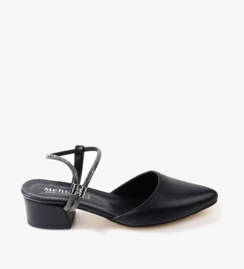 Mhtp 02716 3,5 Cm Topuklu Kadın Stiletto Ayakkabı - Görsel 1