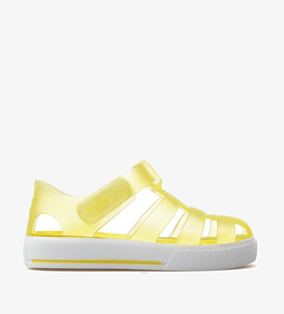 İgor Star Kaydırmaz Taban Çocuk Sandalet 22y Ks10171-star Sarı