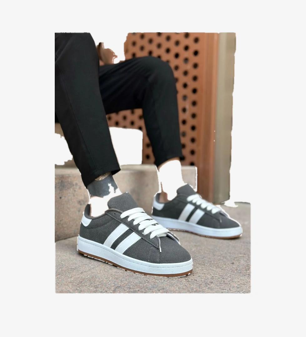 Pabucmarketi Bağcıklı Erkek Günlük Ayakkabı FÜME model görseli