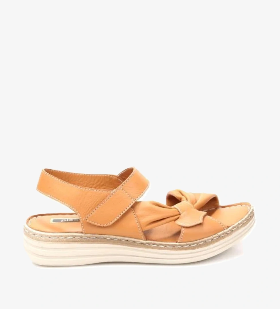 Pisagor Ps-32720 Kadın Ortopedik Deri Sandalet