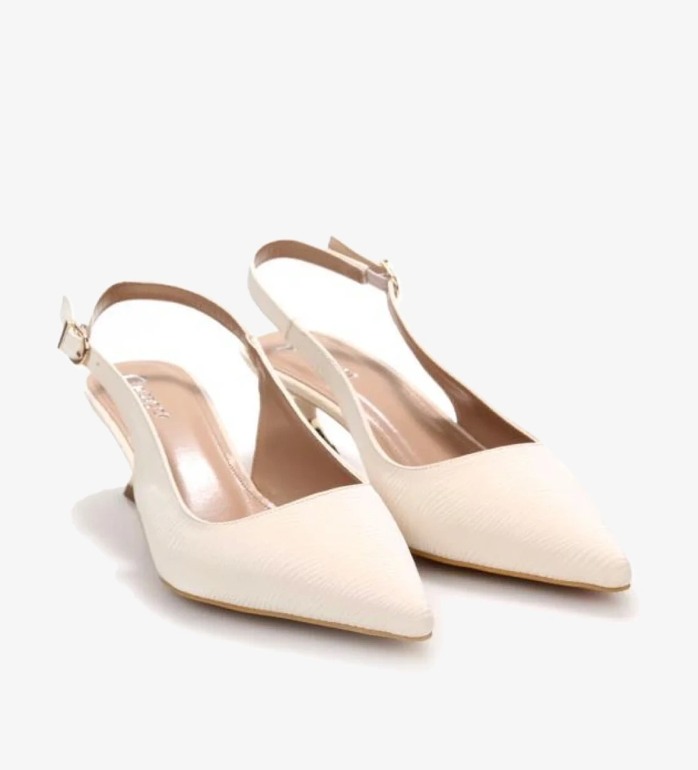 Pisagor Ps-31960 Kadın 4 Cm Arkası Açık Ayakkabı