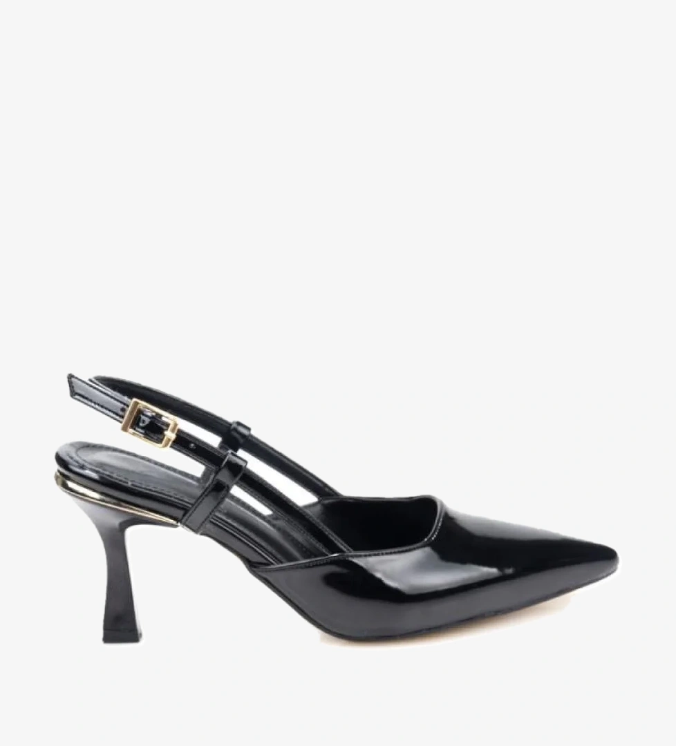 Pisagor Ps-32500 Kadın Arkası Açık Topuklu Ayakkabı