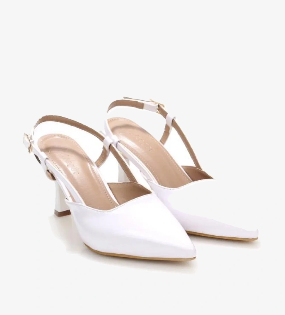 Pisagor Ps-32500 Kadın Arkası Açık Topuklu Ayakkabı