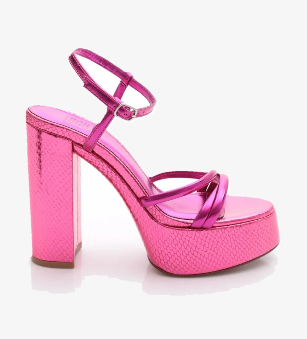 28 Kadin Bilekten Bağlama Kalin Taban Topuklu Ayakkabi