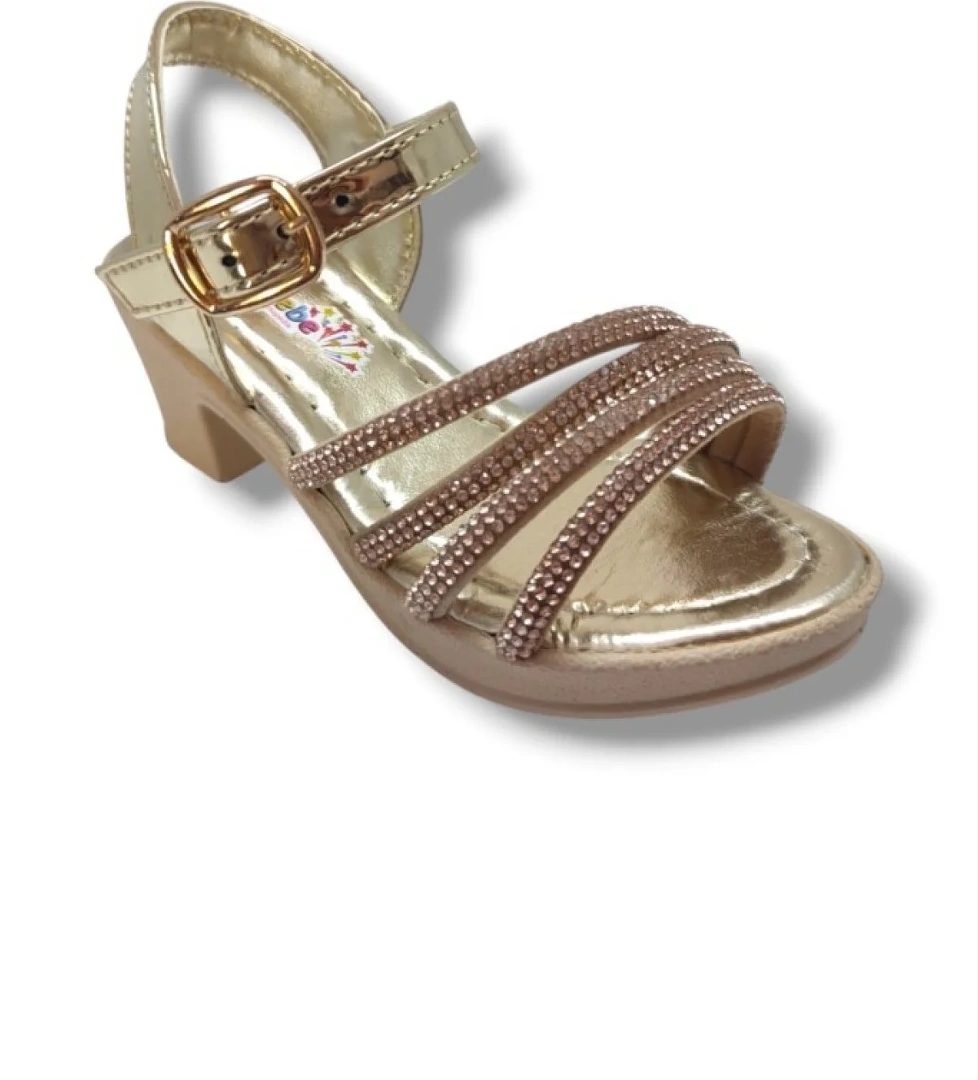 Yıldız Bebe 484-25 Taşlı Topıklu Kız Çocuk Sandalet 31-36 model görseli