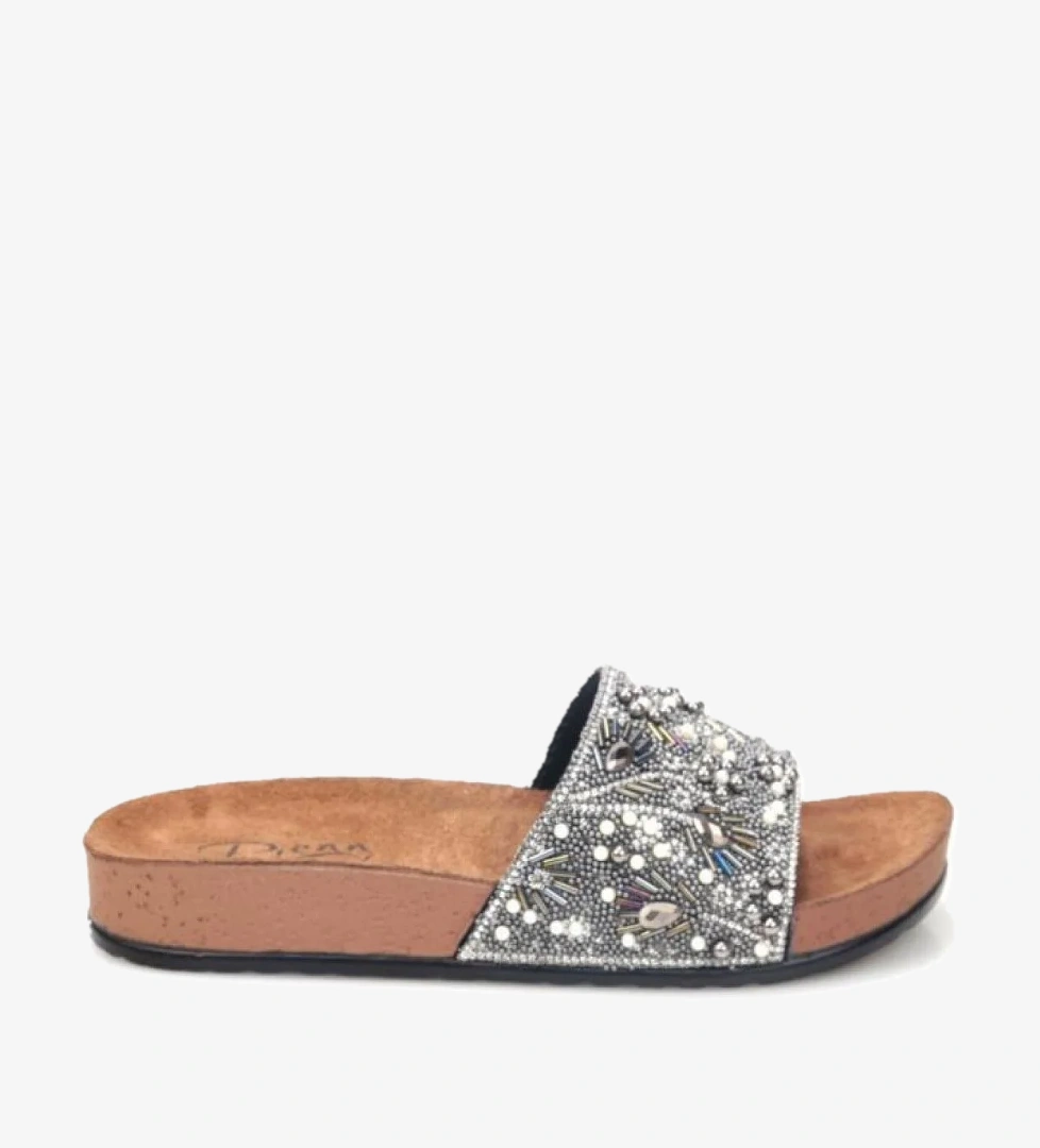 Papuçcity Pien 03172 Ortopedik Kadın Taşlı Terlik model görseli