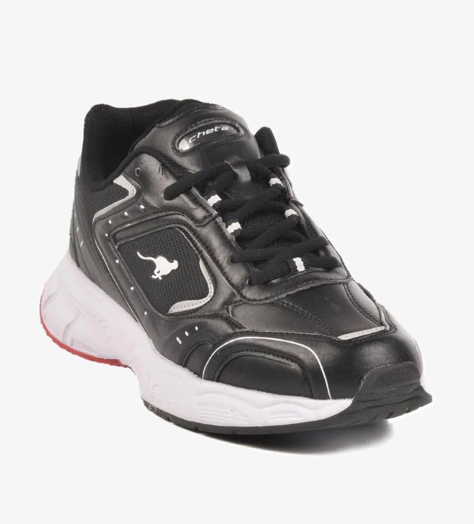 Siyah-Kırmızı Tekstil Unisex Spor Ayakkabı Cheta 562 Saturn M