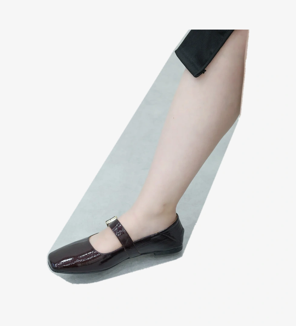 Hakiki Deri Kadın Babet Ayakkabı 210ZA9757 - Görsel 1