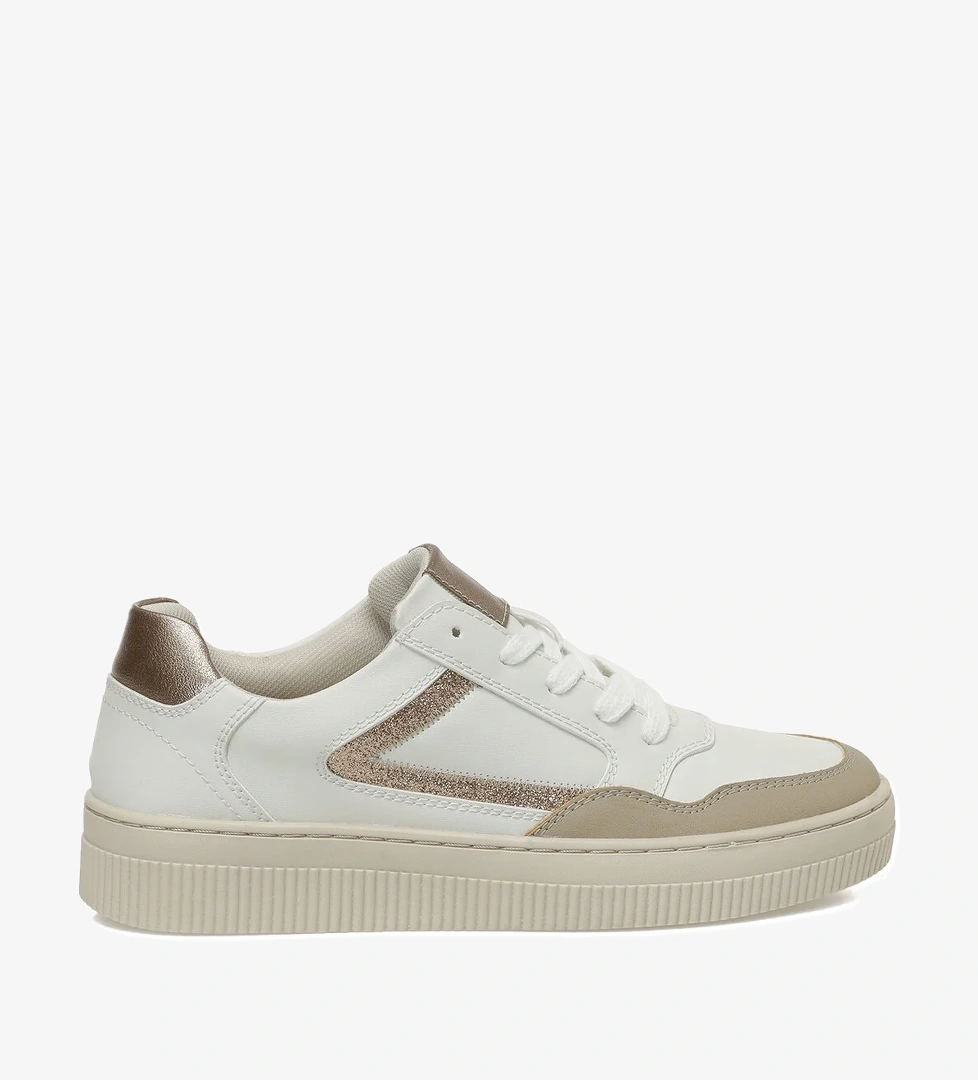 326521.Z 5PR Bej Kadın Sneaker - Görsel 1