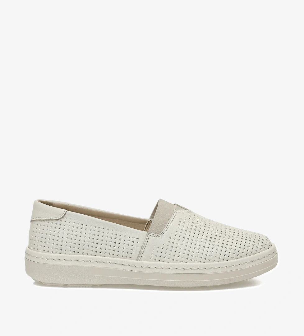 Polaris 5 Nokta 105430.Z5FX Krem Kadın Düz Ayakkabı - Polaris 5