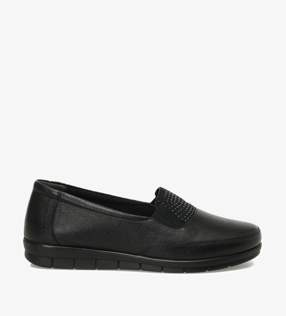 105205.Z5PR Siyah Kadın Düz Ayakkabı - Görsel 1