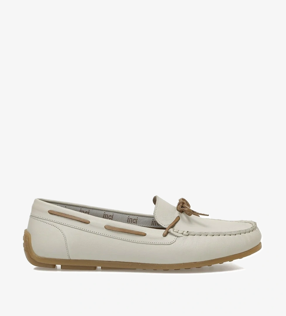 INCI MOON 5FX Bej Kadın Loafer - Görsel 1