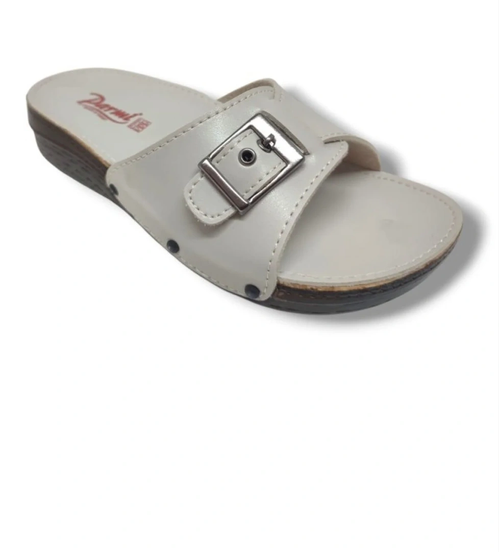 Parmi 14701-25 Deri Anatomik Tek Bant Kadın Terlik