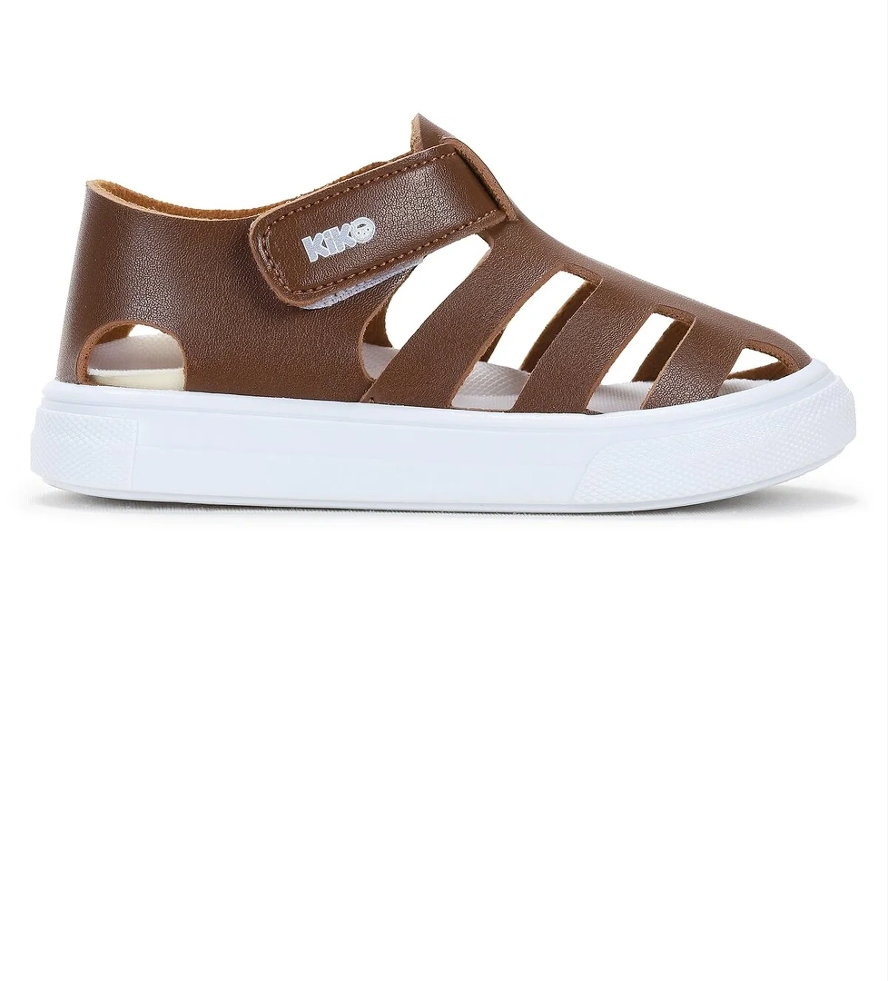 Limba Cırtlı Erkek Bebek Sandalet Taba