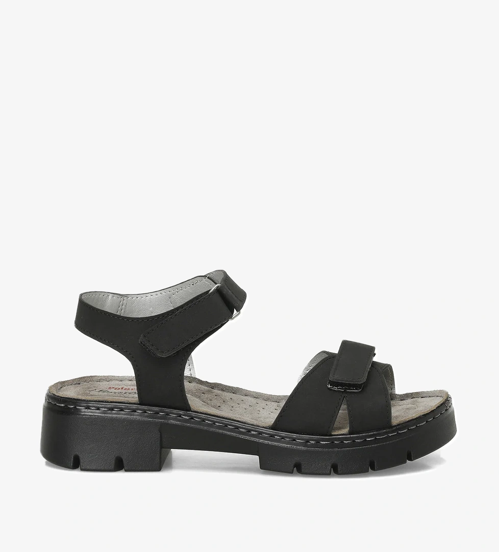 Polaris 166292.Z5FX Siyah Kadın Comfort Sandalet - Görsel 1