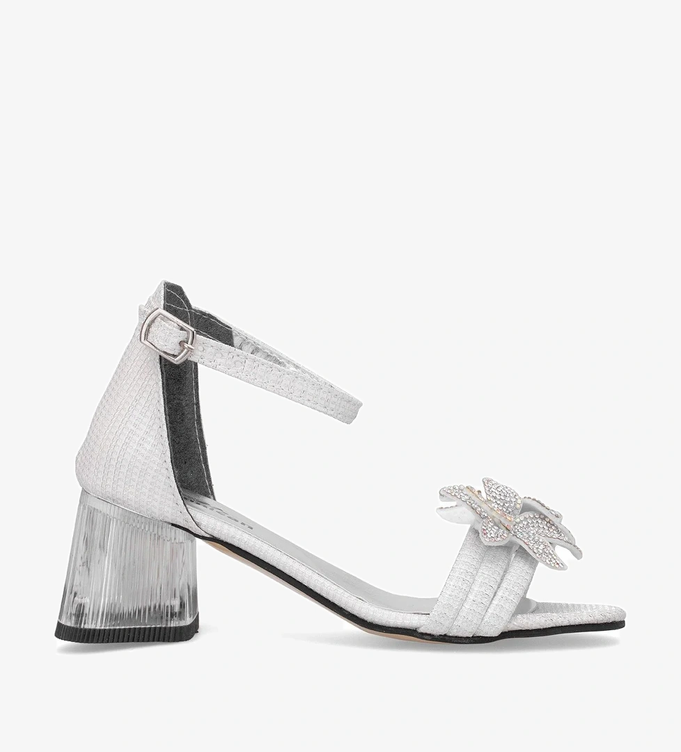 Elit BR-F-171-25Y Filet Kız Çocuk Abiye Ayakkabı Sedef - Görsel 1