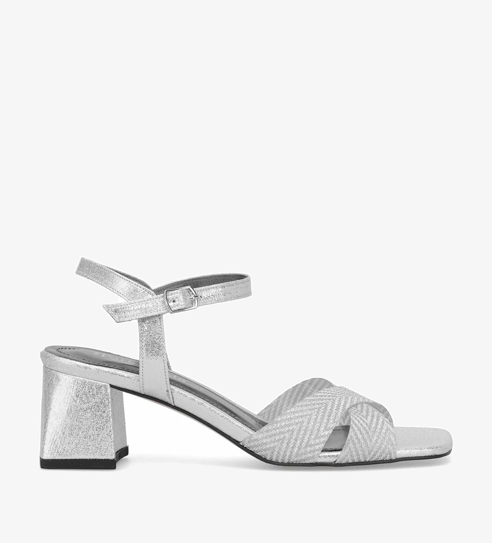 Elit PM08 K1002 Kadın Klasik Topuklu Ayakkabı Gümüş