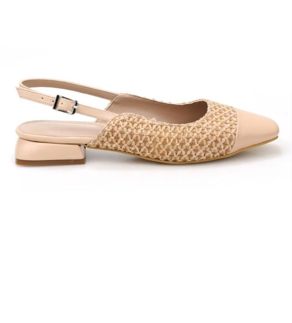 Pisagor Ps-33320 Kadın Klasik 2 Cm Topuklu Ayakkabı - Görsel 1