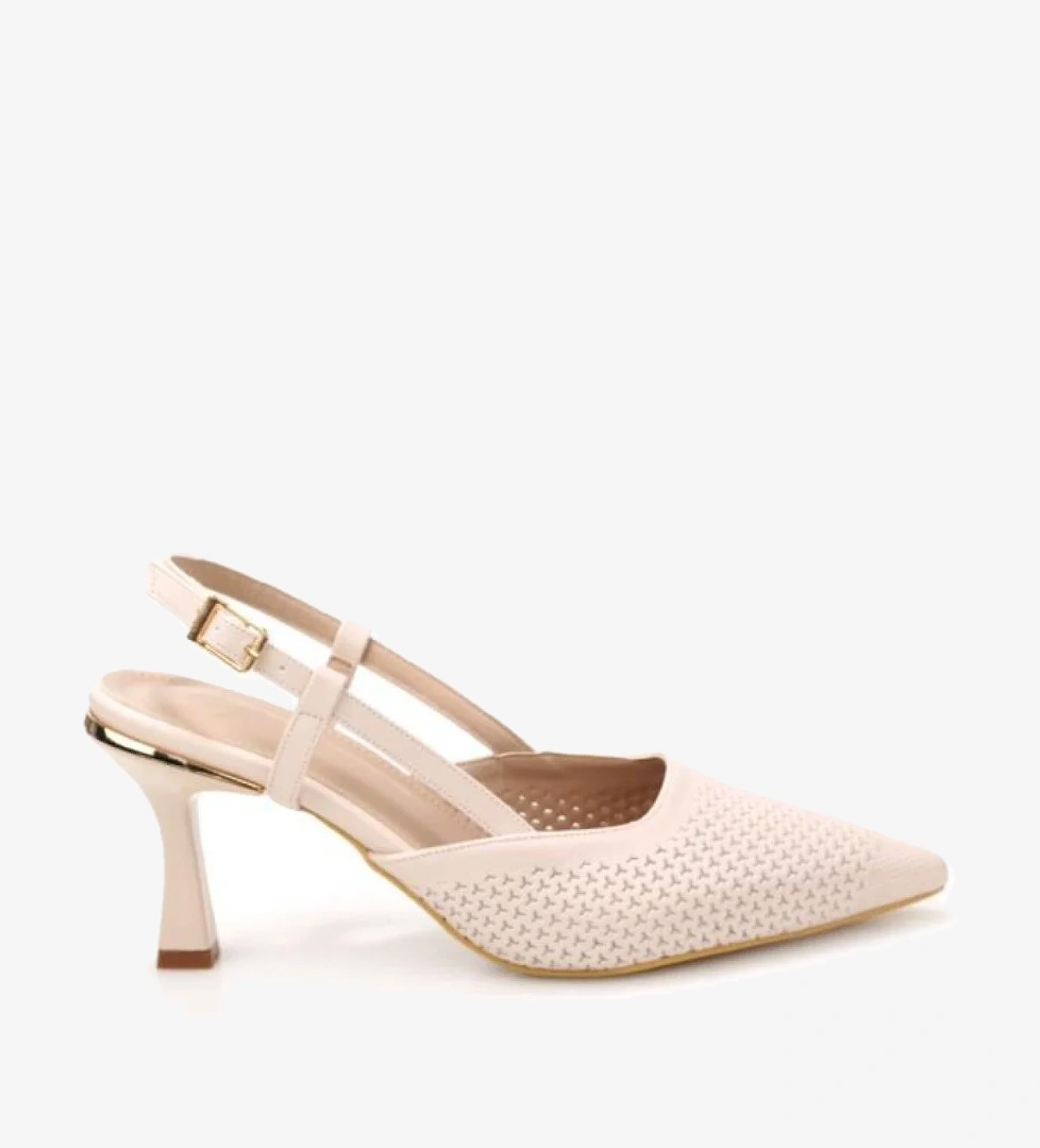 Pisagor Ps-33300 Kadın Arkası Açık Topuklu Ayakkabı - Görsel 1