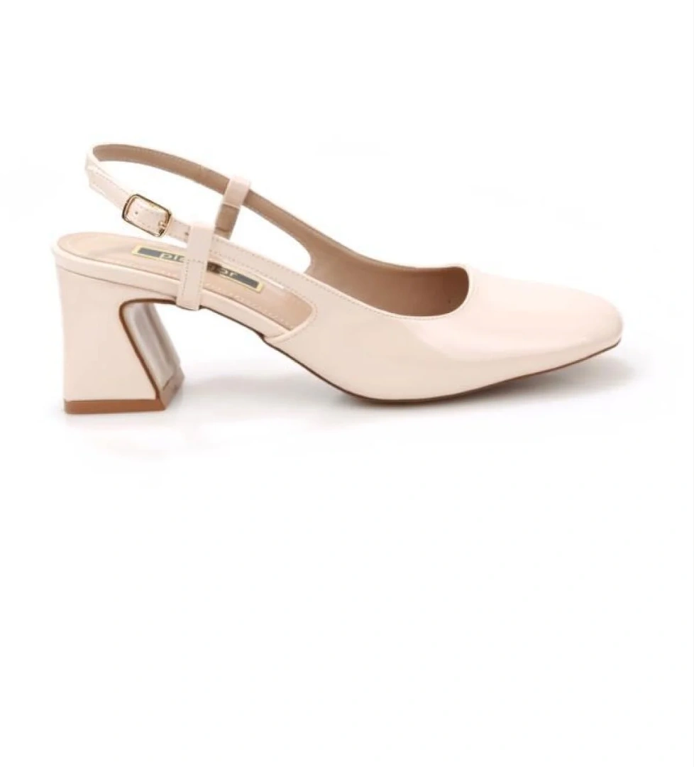 Pisagor Ps-33330 Kadın Klasik 6 Cm Topuklu Ayakkabı