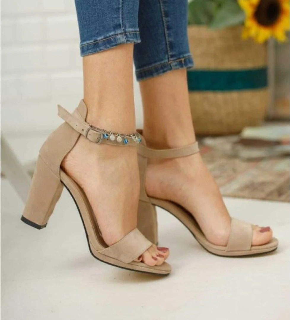 7763 Kadın Ayakkabı Tek Bant