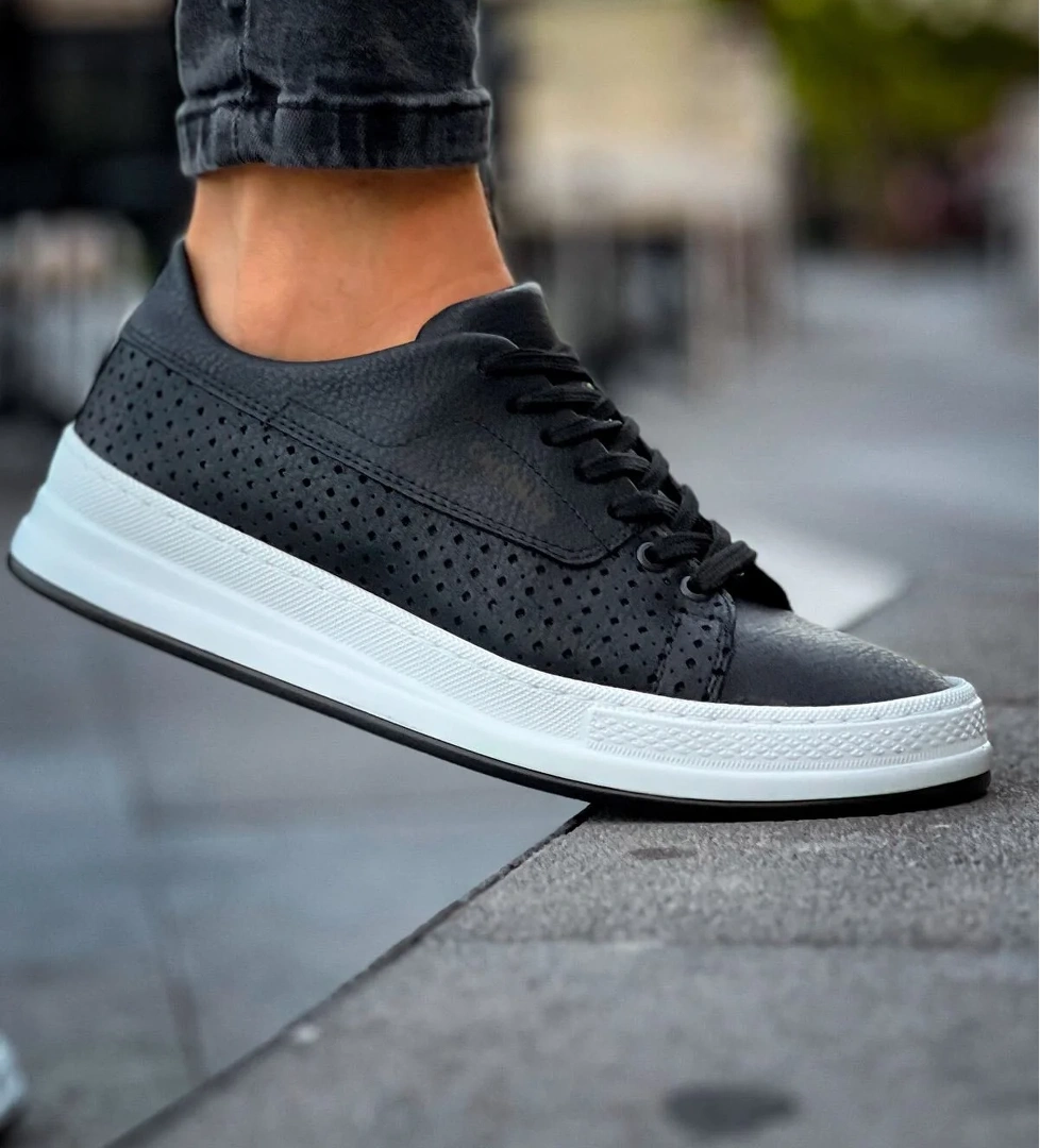 Bağcıklı Erkek Günlük Ayakkabı Siyah