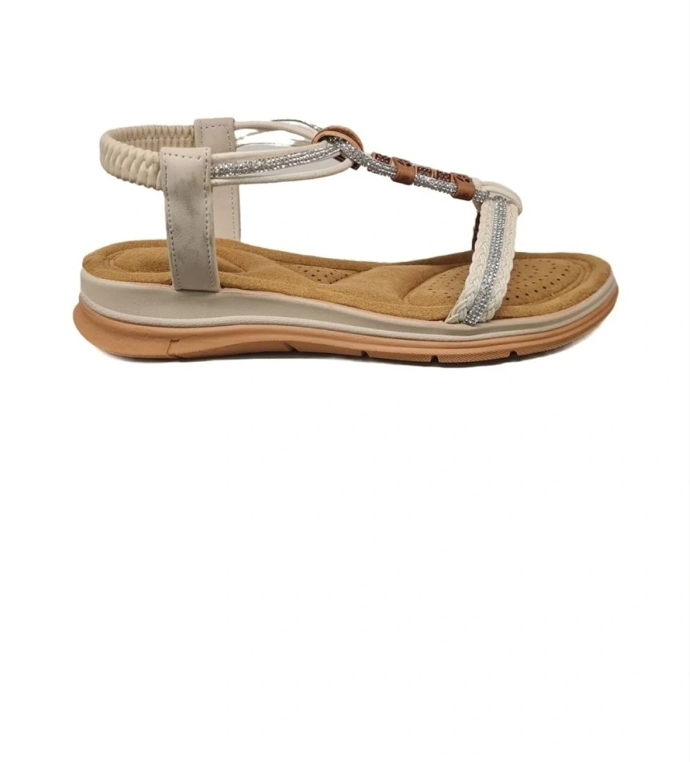 Taşlı Rahat Günlük Kadın Sandalet 815259-Z