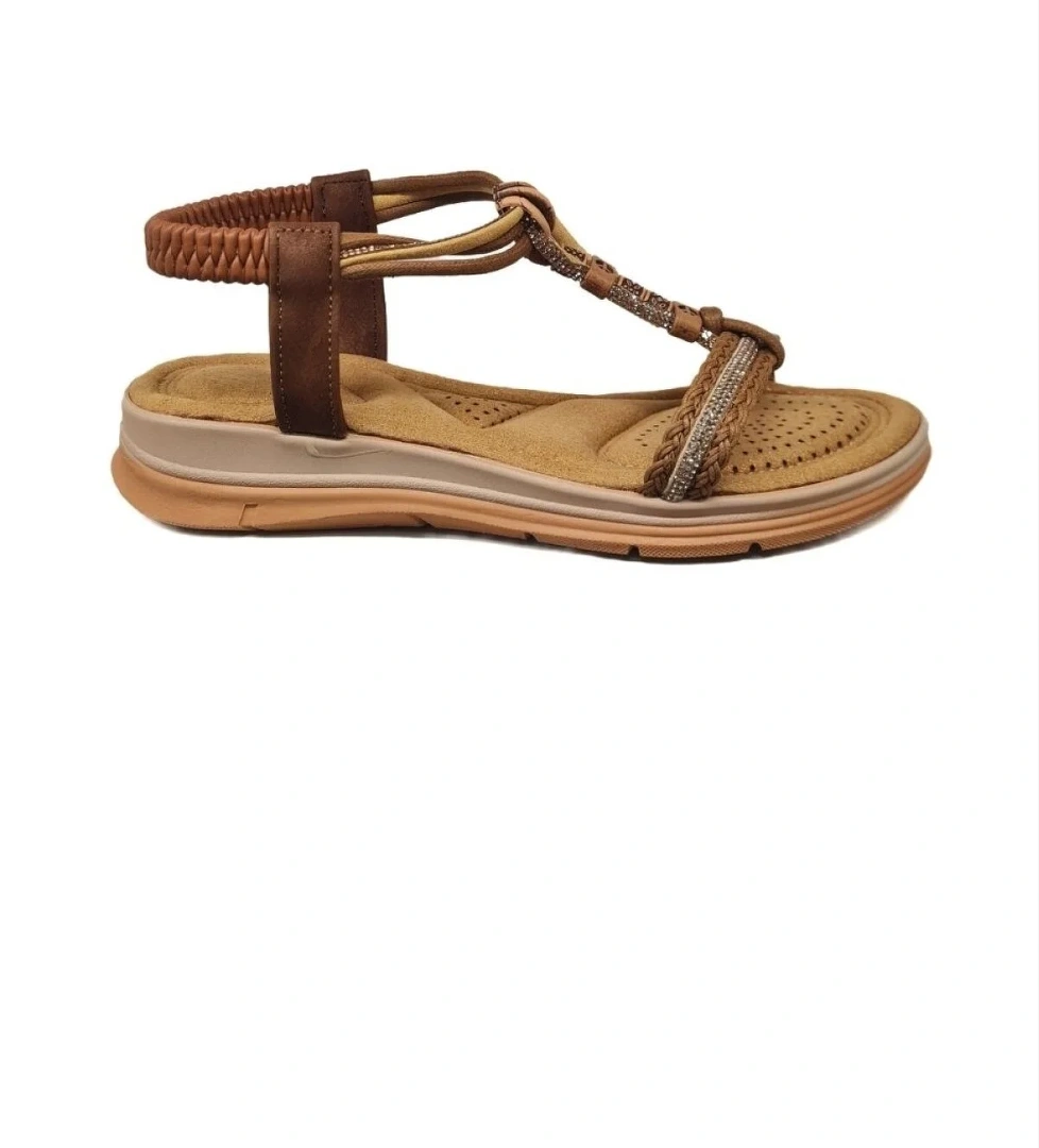 Taşlı Rahat Günlük Kadın Sandalet 815259-Z