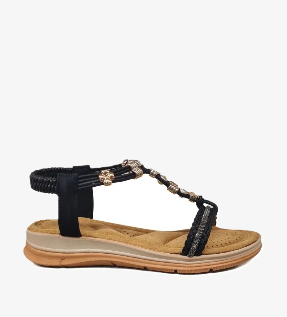 Kadın Taşlı Rahat Günlük Sandalet 815260-Z