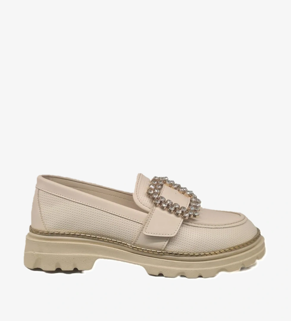 Ventes Kemer Taşlı Kadın Loafer Ayakkabı 989515-5z model görseli
