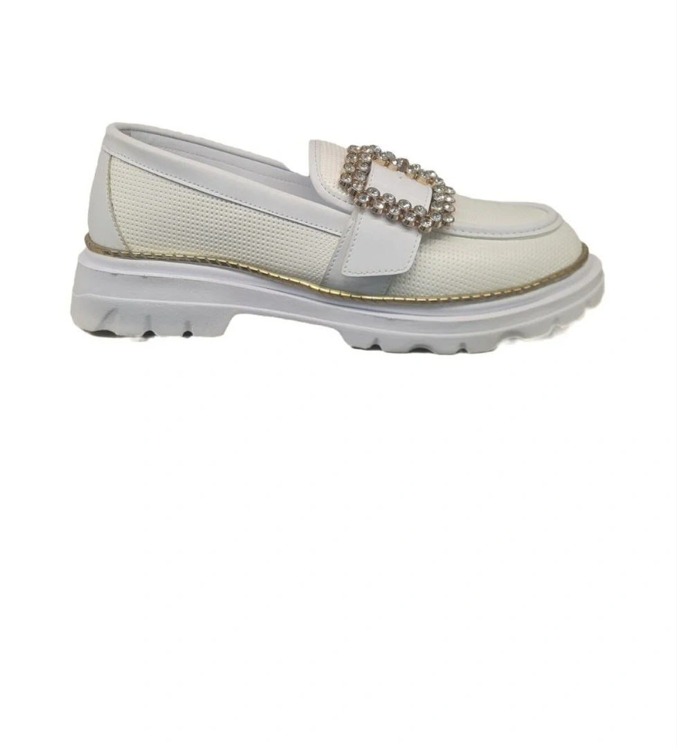 Kemer Taşlı Kadın Loafer Ayakkabı 989515-5Z