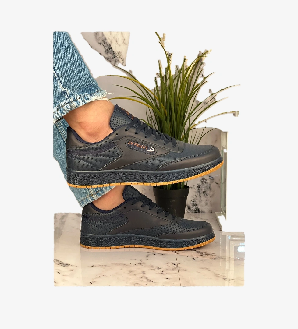 Dragon Erkek Mevsimlik Sneaker Ayakkabı Lacivert - Görsel 1