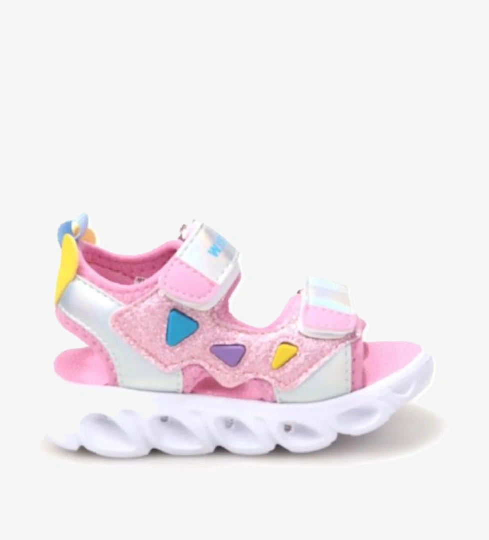 Vetta 03155 Ortopedik Kız Çocuk Bebe Yazlık Işıklı Sandalet