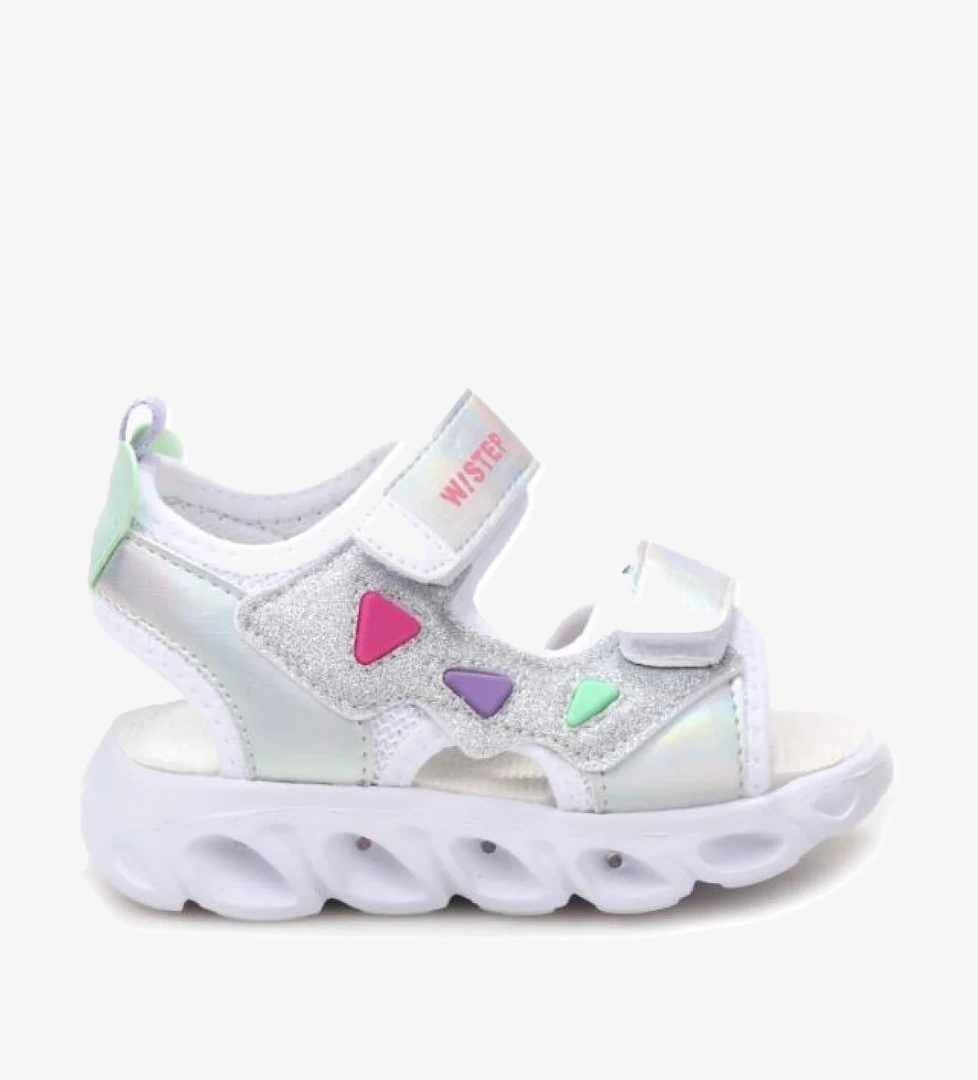 Vetta 03155 Ortopedik Kız Çocuk Bebe Yazlık Işıklı Sandalet