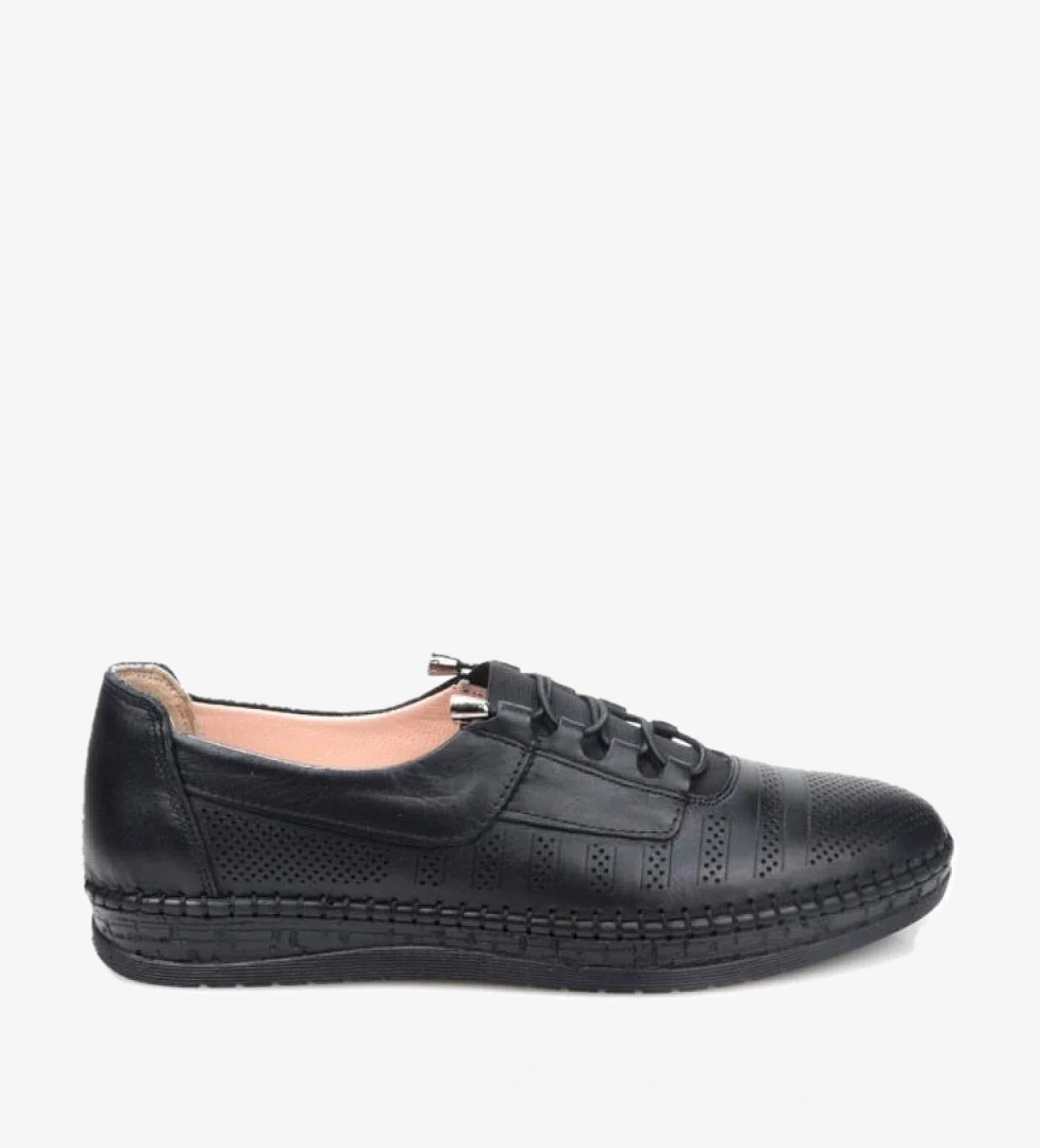 Trendi 203 Ortopedik Kadın Deri Günlük Ayakkabı - Görsel 1