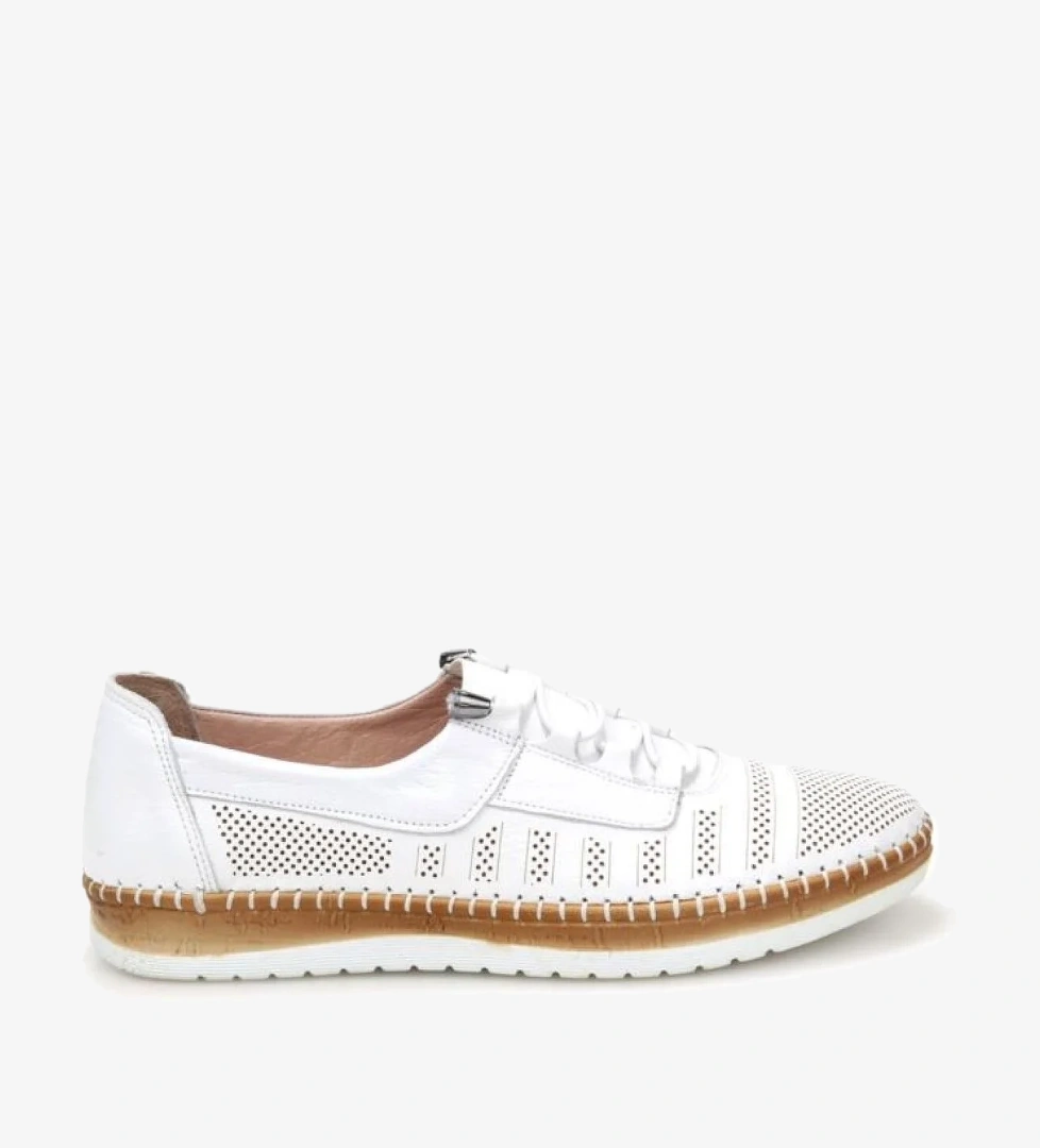 Trendi 203 Ortopedik Kadın Deri Günlük Ayakkabı - Görsel 1