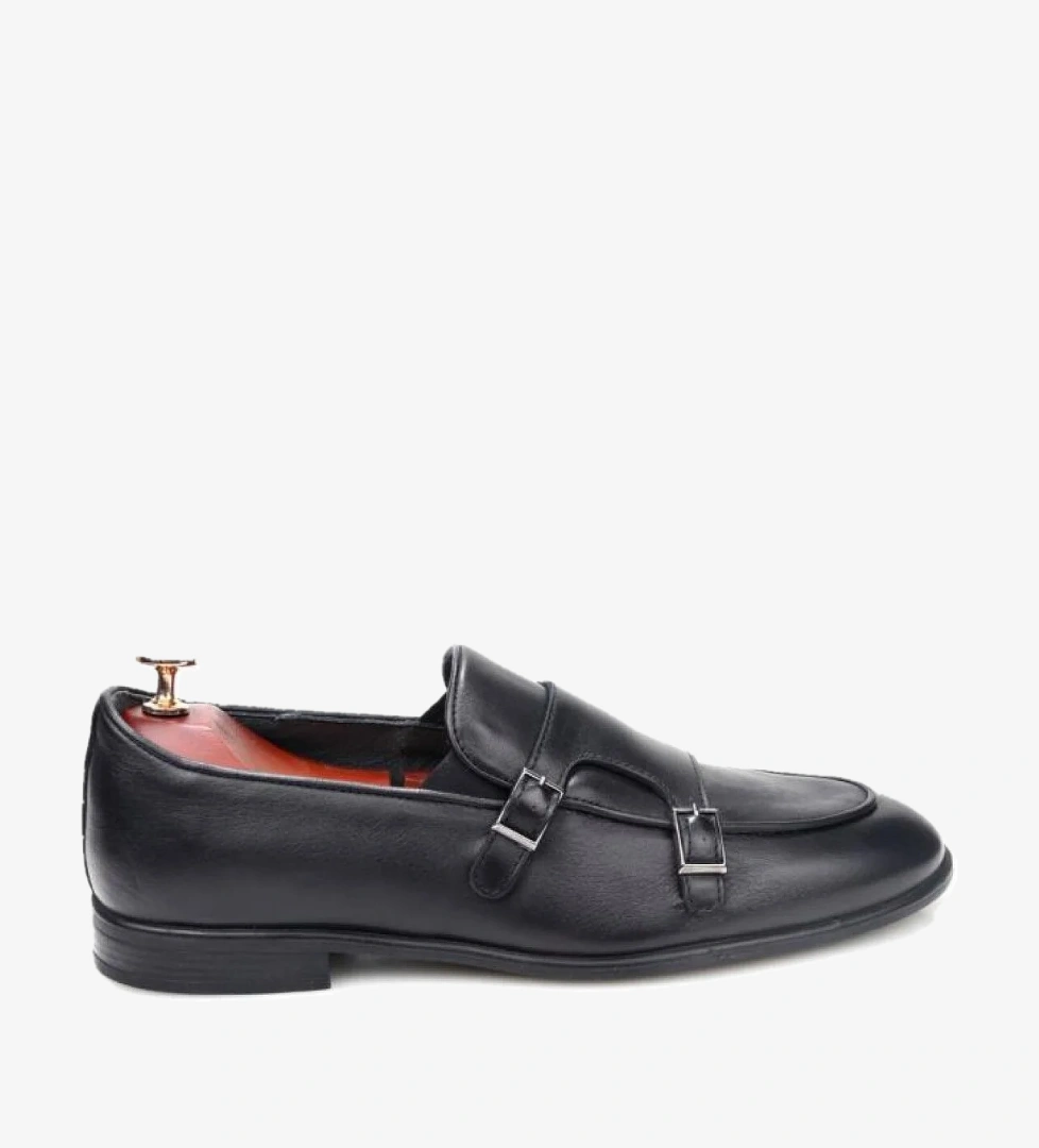 Pi̇sagor Pisagor Ps-33150 Erkek Çift Tokalı Hakiki Deri Günlük Ayakkabı model görseli