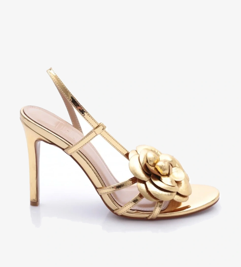 1030 Kadin Aksesuarli Topuklu Ayakkabi