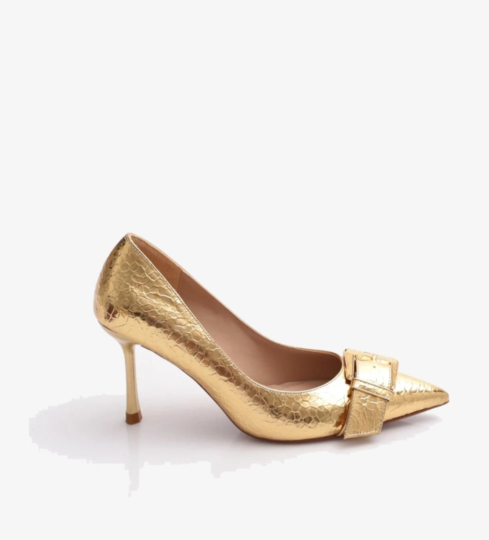 8005 Tokalı Topuklu Ayakkabı - Görsel 1