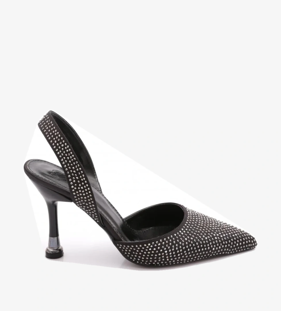 516 Kadin Arkadan Geçirmeli Topuklu Ayakkabi