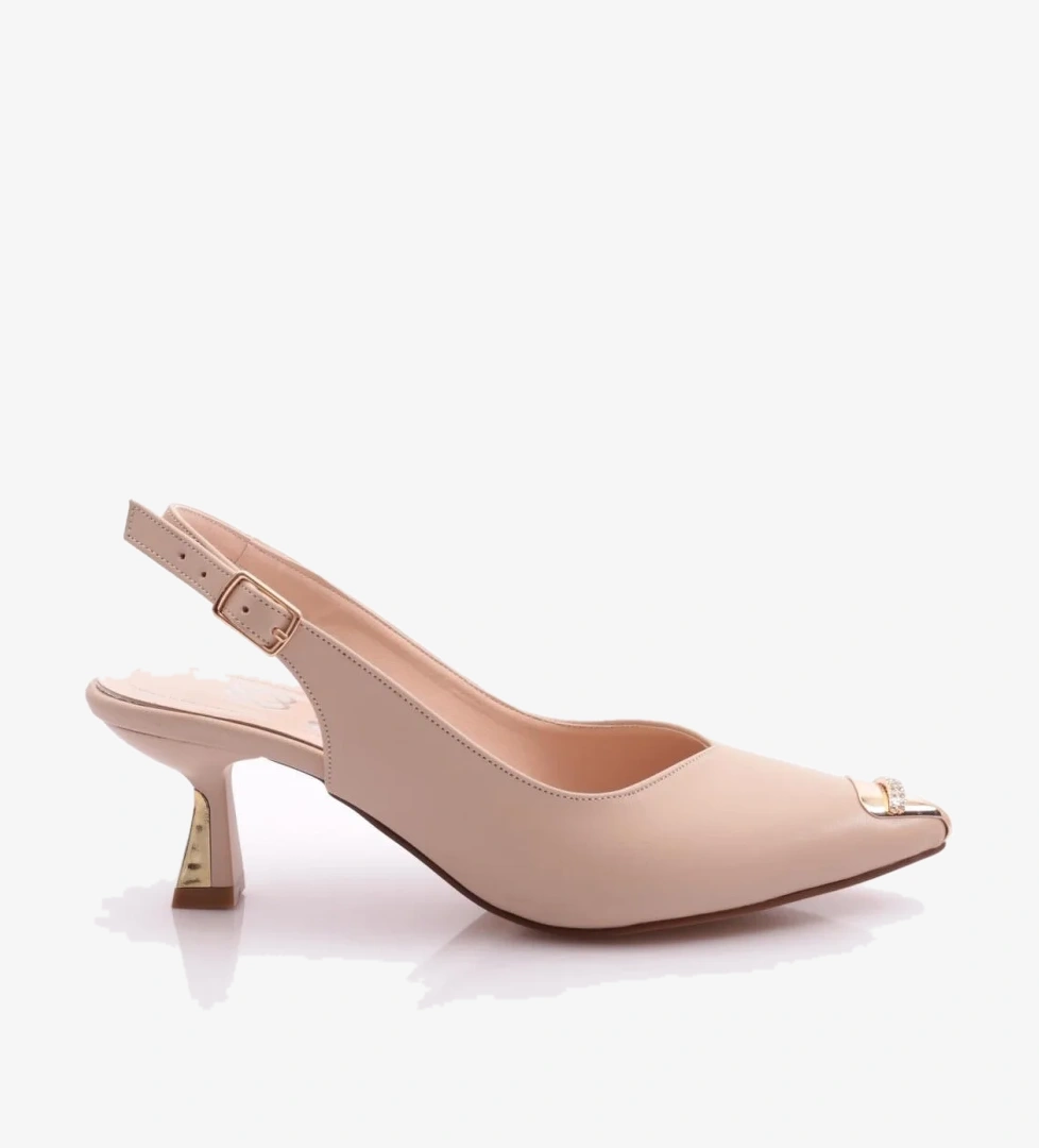 Dgn K14 Kadin Arkasi Açik Topuklu Ayakkabi model görseli