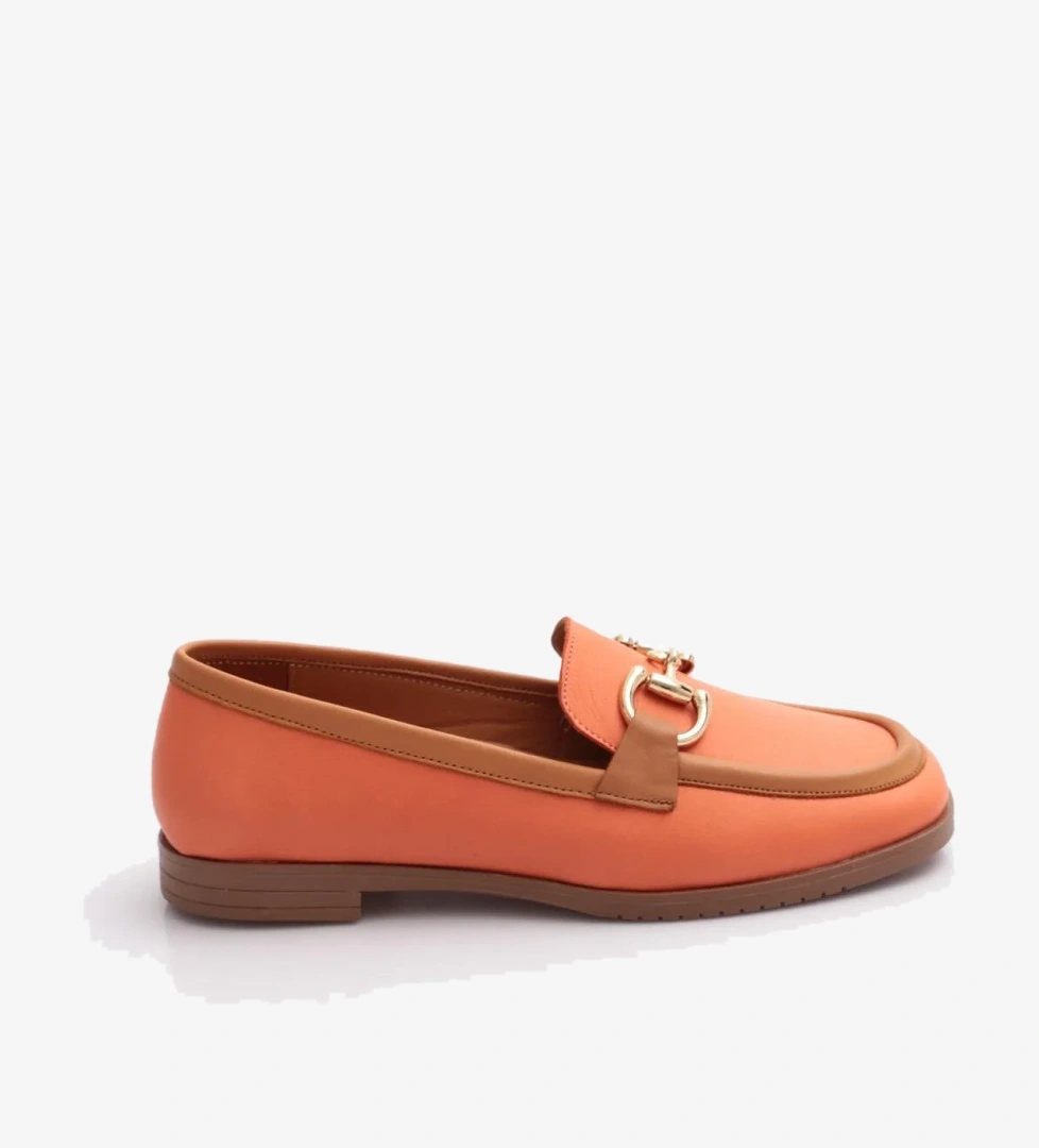 07-1 Kadin Aksesuarli Loafer Ayakkabi