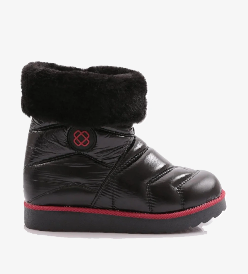 123 Kiz Çocuk Bilekleri Yünlü Bot - Görsel 1