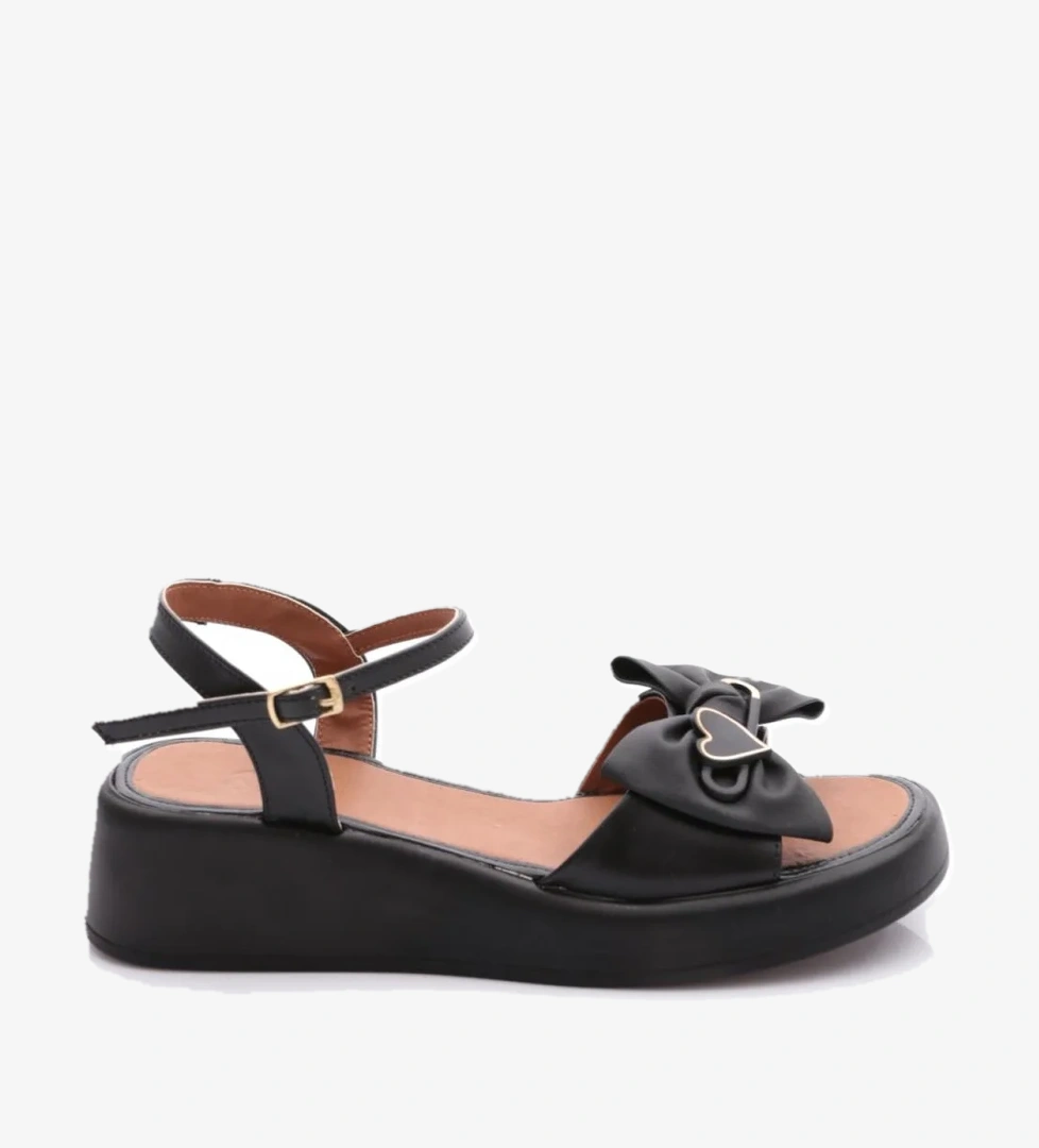 7003 Kadin Fiyonk Detayli Sandalet - Görsel 1