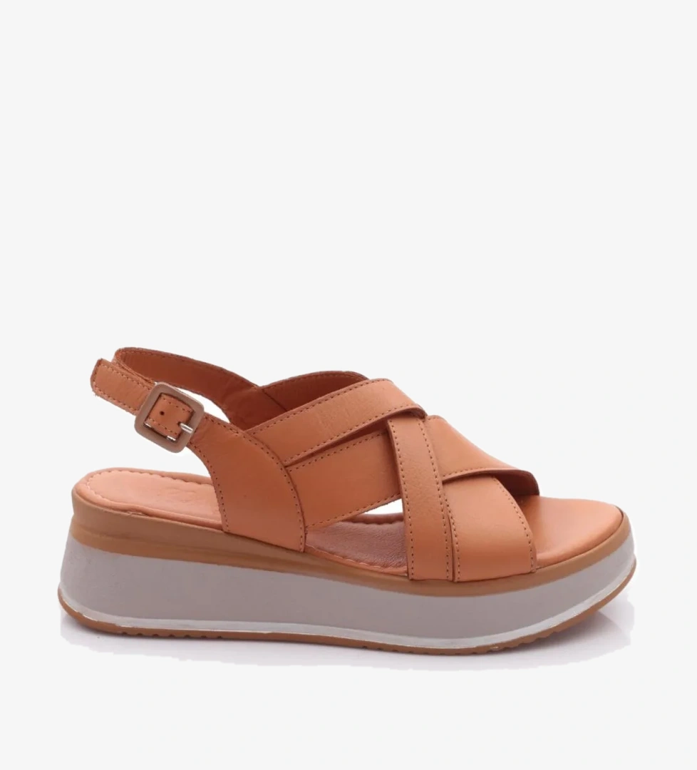 650-22229 Kadin Kalin Taban Sandalet